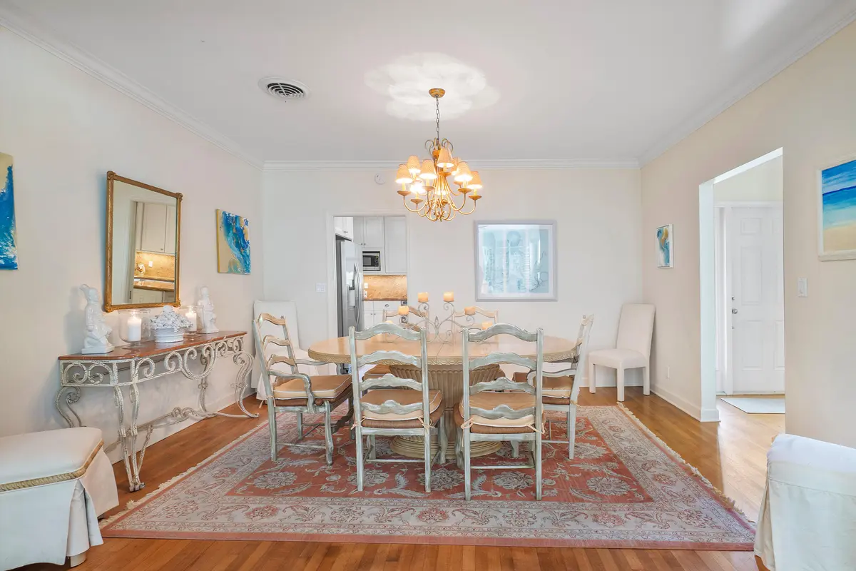 Dining Room at 230 Plantation Road, Palm Beach