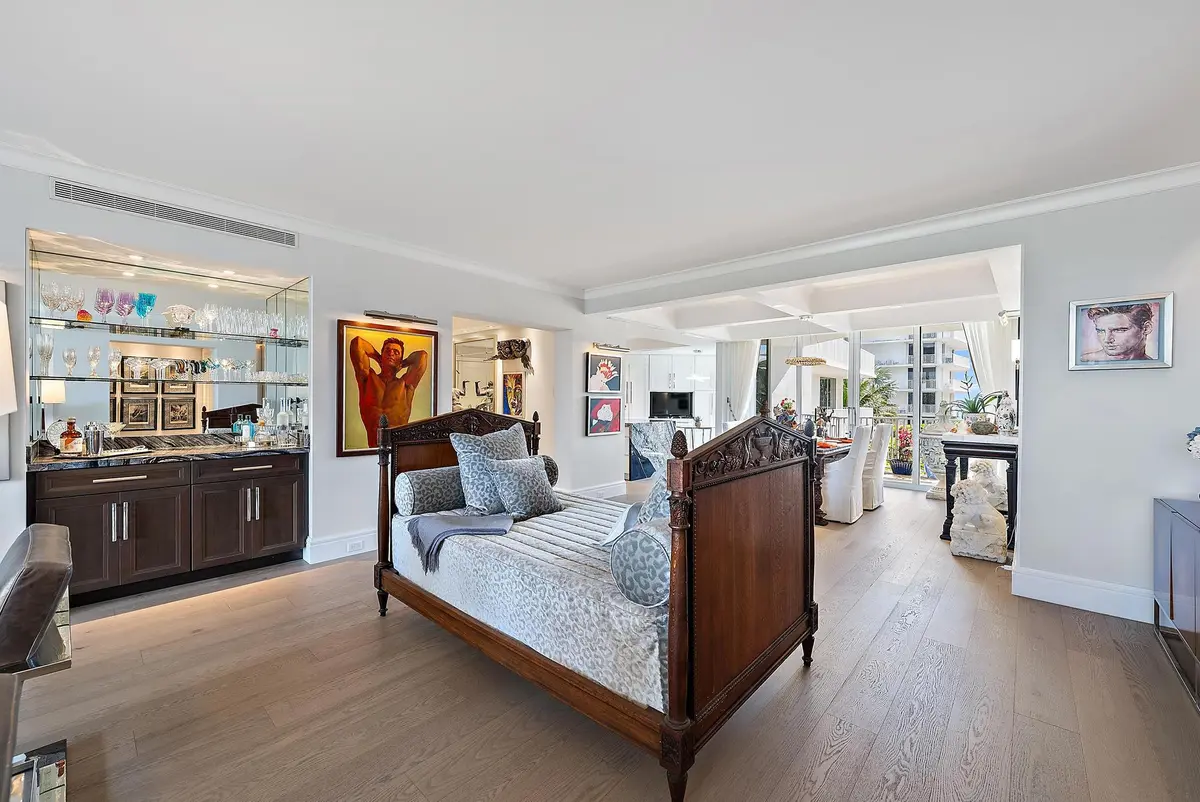 Living Room at 2500 S Ocean Boulevard 1 D 2, Palm Beach