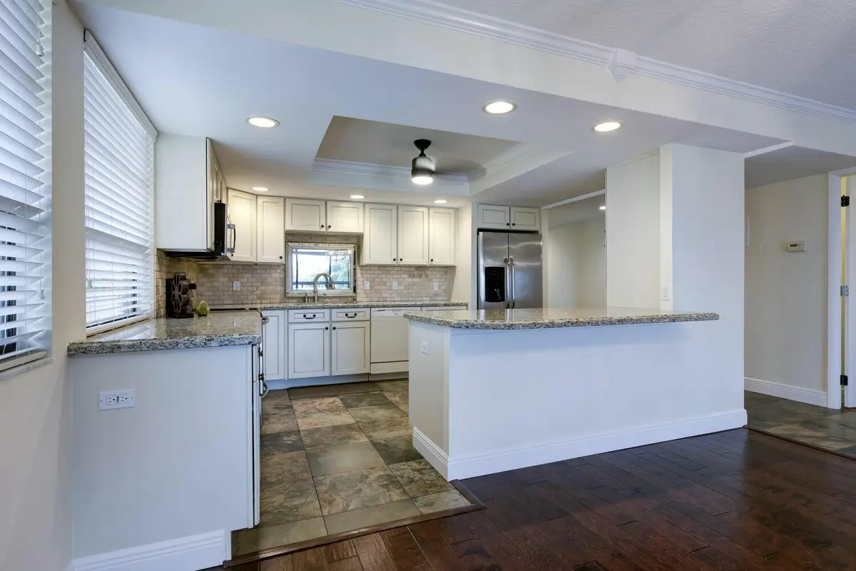 Kitchen from living room at 1036 Us Highway 1 315, North Palm Beach