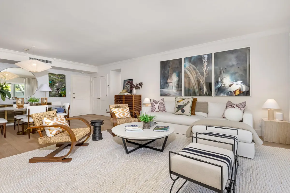 Living Room at 250 Bradley Place 307, Palm Beach