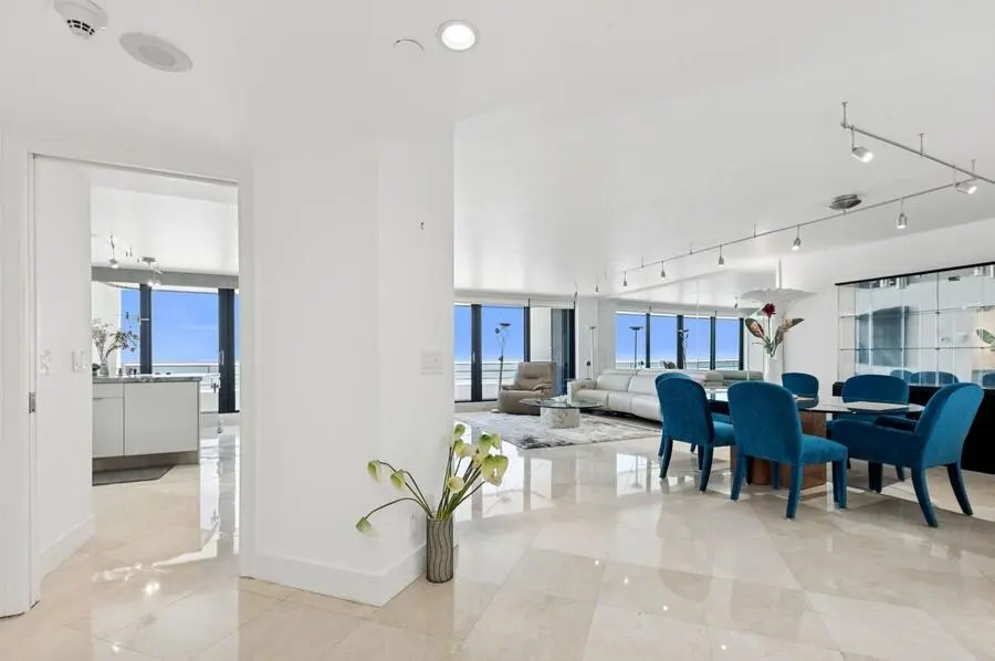 Living Room at 1400 S Ocean Boulevard 1004, Boca Raton
