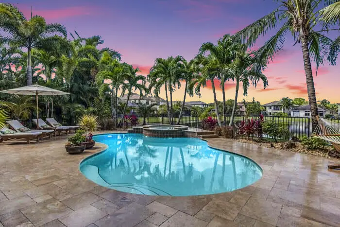 Gorgeous sunset at 3607 Collonade Drive, Wellington