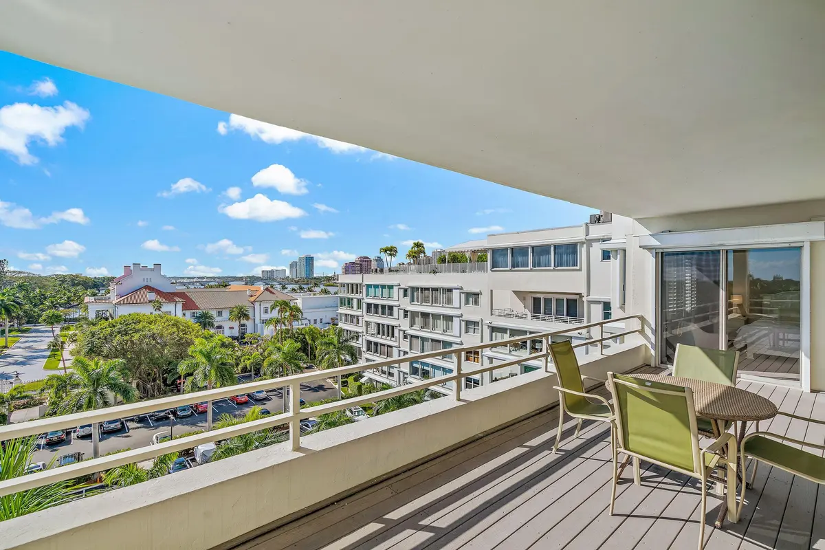 View from balcony at 44 Cocoanut Row 626b, Palm Beach