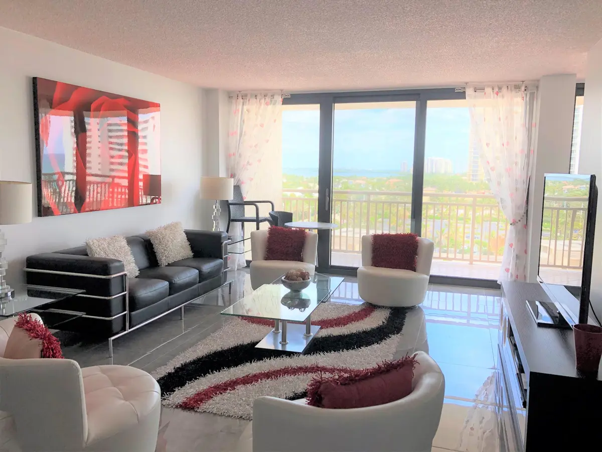 Living Room at 3400 N Ocean Drive 905, Riviera Beach