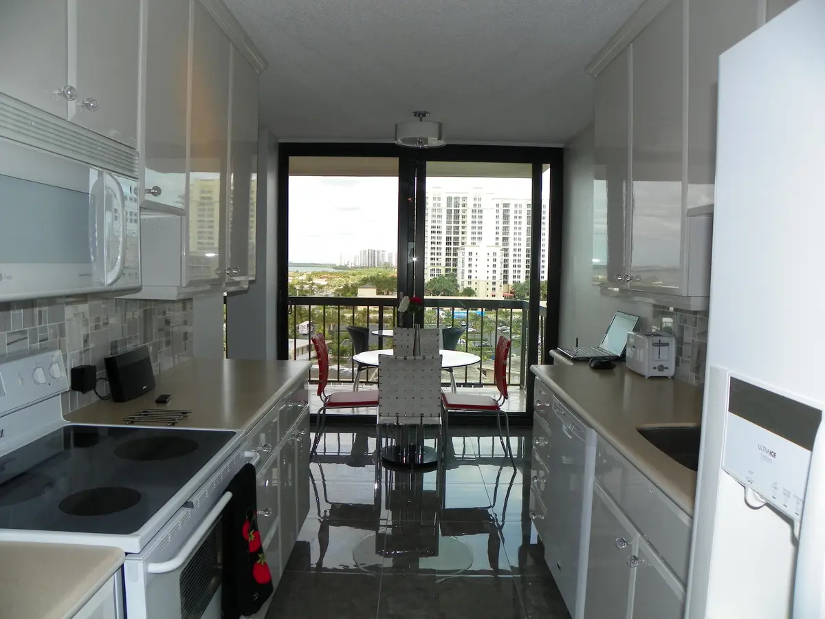 Kitchen at 3400 N Ocean Drive 905, Riviera Beach