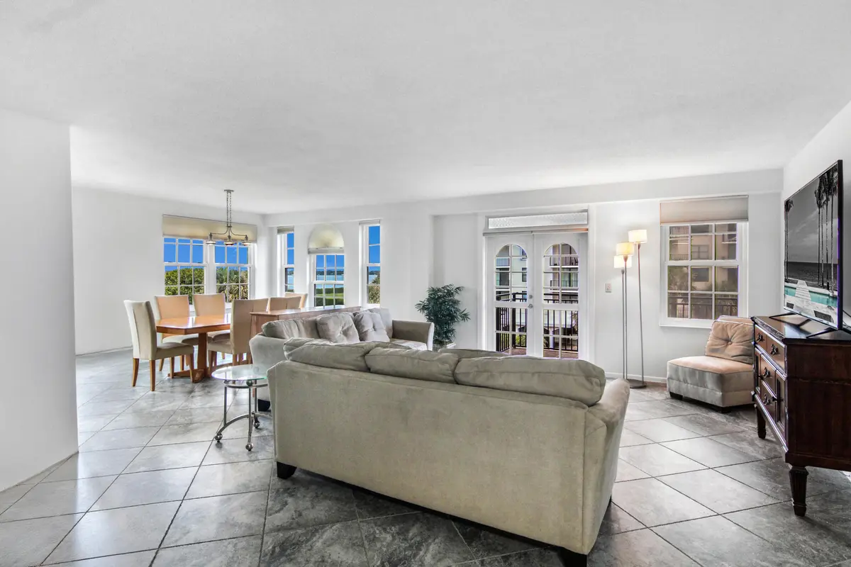 6 - Living_Dining Area at 3475 S Ocean Boulevard 2160, Palm Beach