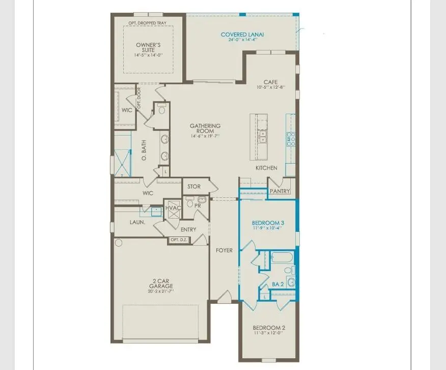 Floorplan Detail at 10713 Northbrook Circle Prestige 115, Palm Beach Gardens