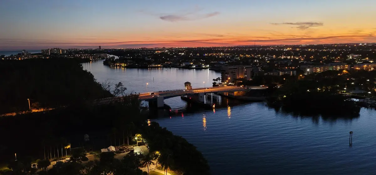 WEST VIEW: SUNSET INTRACOASTAL at 4101 N Ocean Boulevard 1604, Boca Raton