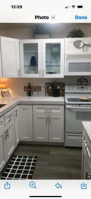 White kitchen at 640 Snug Harbor Drive F6, Boynton Beach