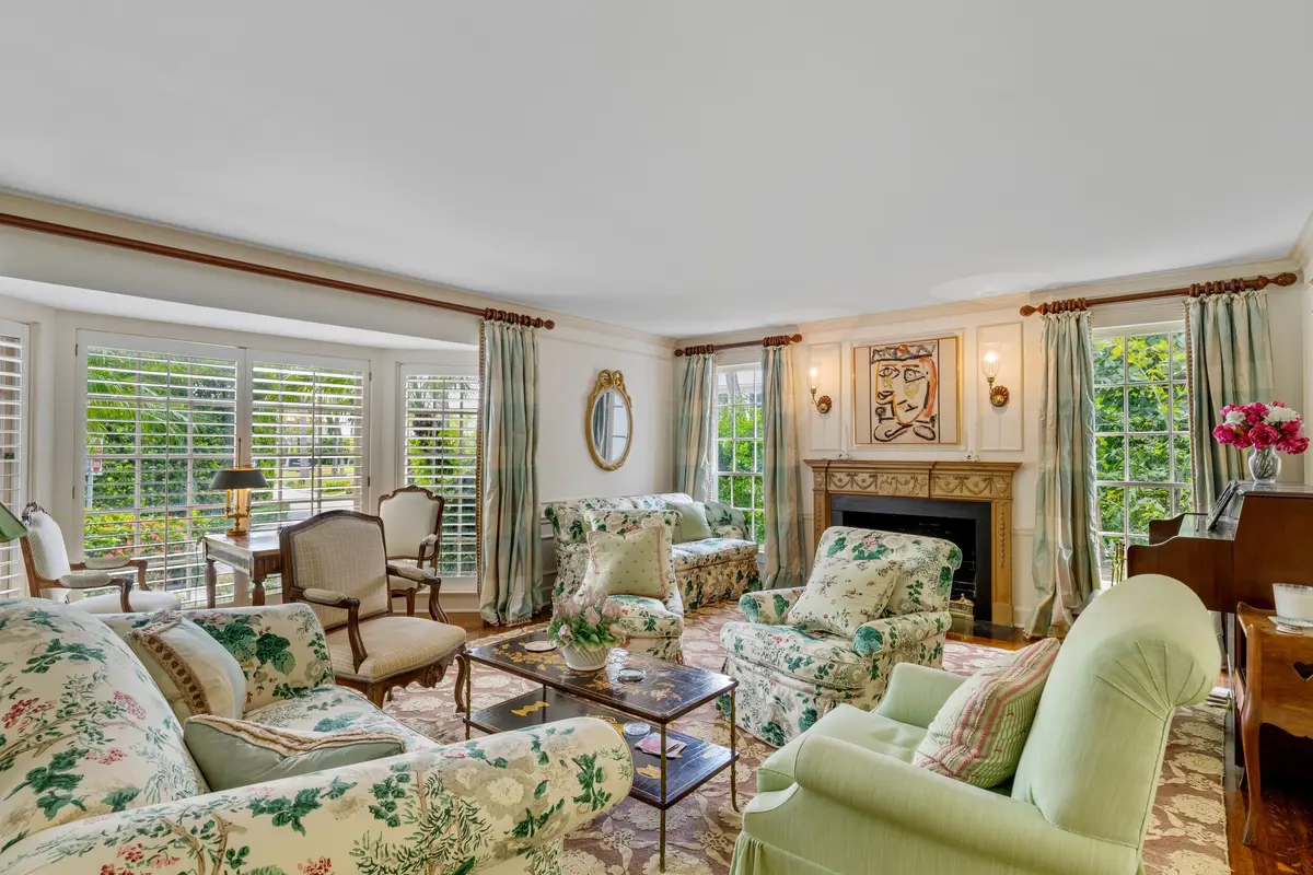Formal Living Room at 6 Via Vizcaya, Palm Beach
