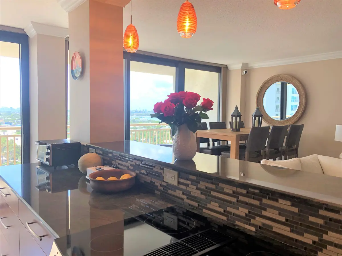 Kitchen at 3400 N Ocean Drive 1506, Riviera Beach