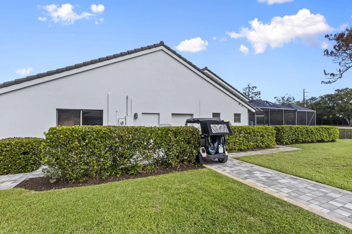 golf cart entrance at 10718 Boca Woods Lane, Boca Raton