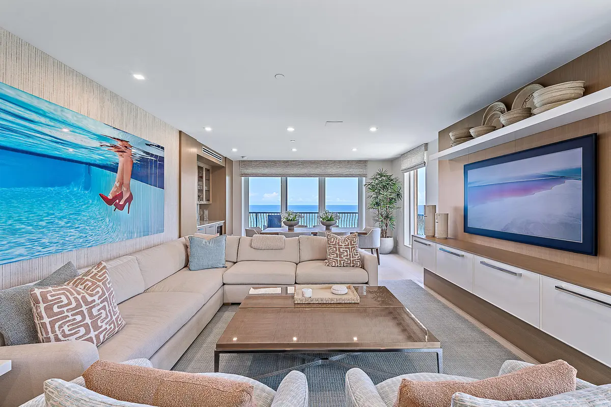 Main Living Area at 5150 N Ocean Drive 1903, Singer Island