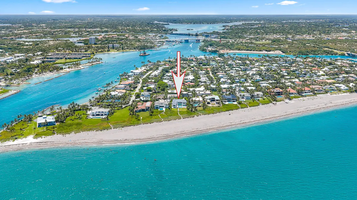 Aerial at 22 Ocean Drive, Jupiter Inlet Colony