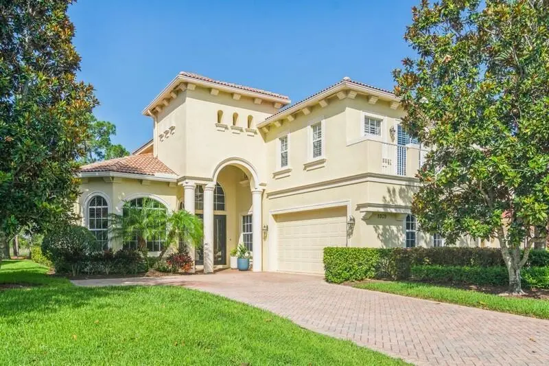 Front elevation at 8809 Champions Way, Port St. Lucie