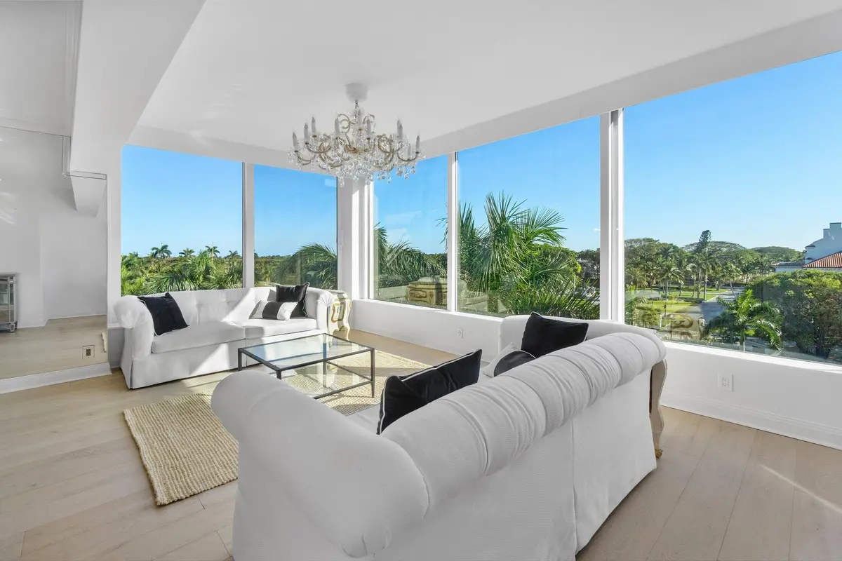 Living room at 44 Cocoanut Row 526b, Palm Beach
