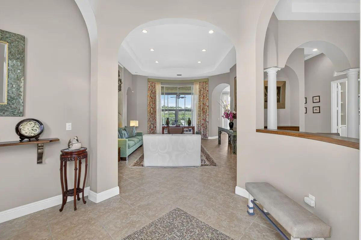 FOYER ENTRANCE VIEW at 9783 Via Grandezza, Wellington