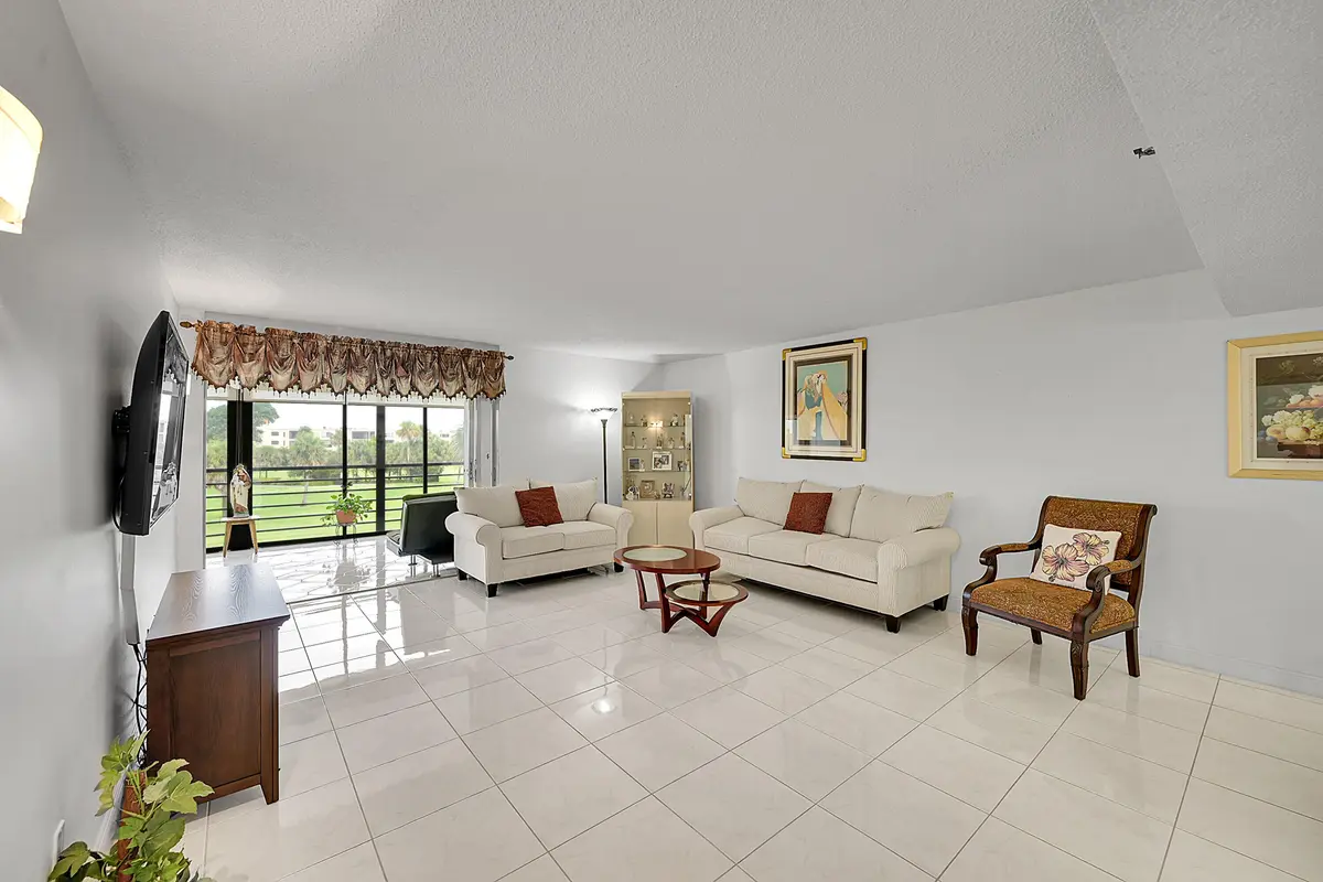 Living Room at 9165 SW 14th Street 1304, Boca Raton