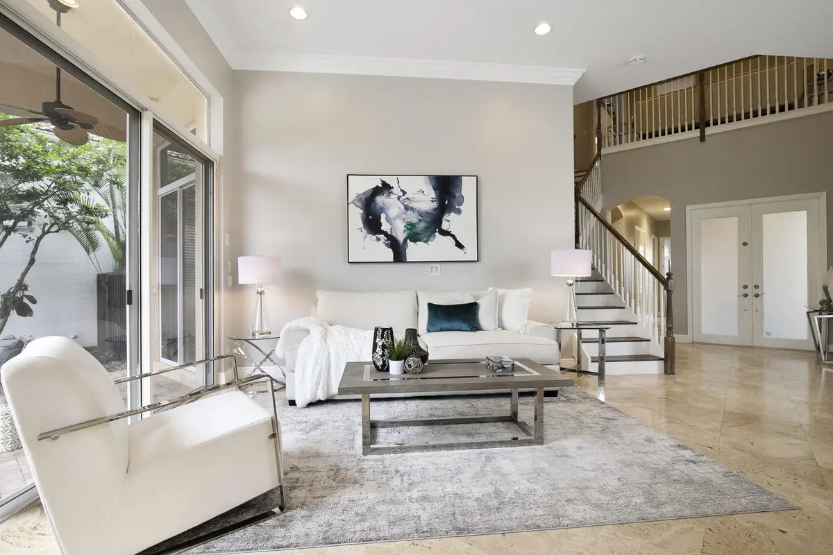 Living room at 130 Andalusia Way, Palm Beach Gardens