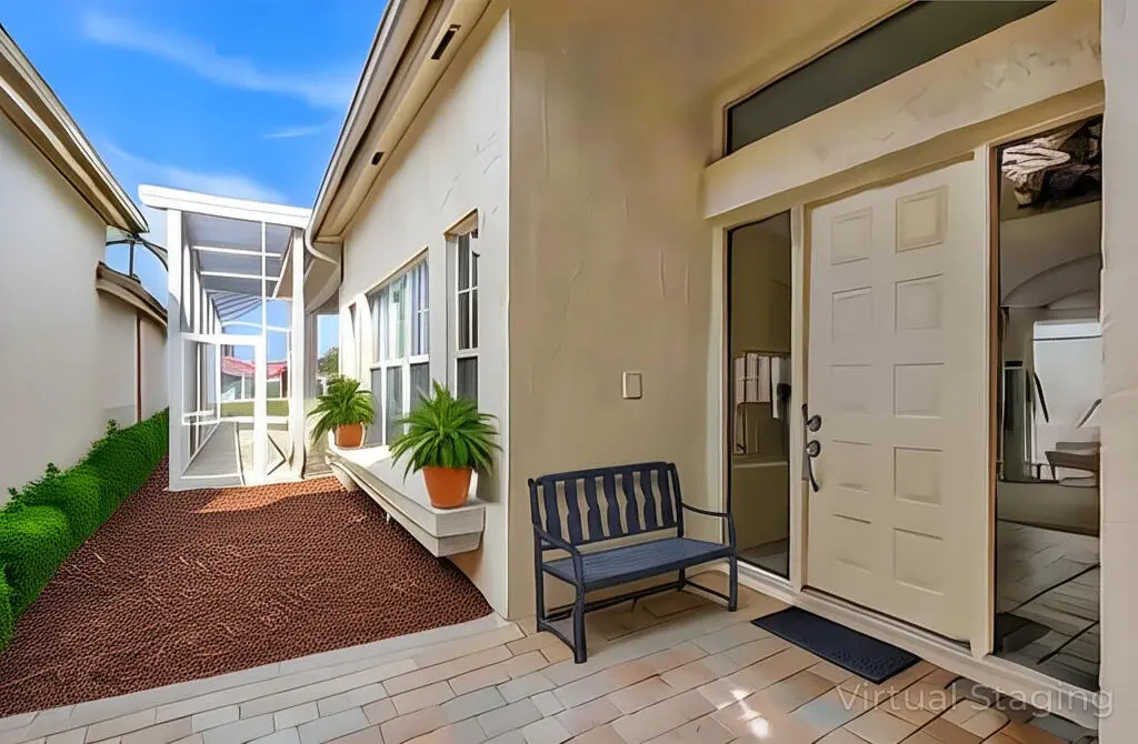 Courtyard Area at 10414 Osprey Trace, West Palm Beach