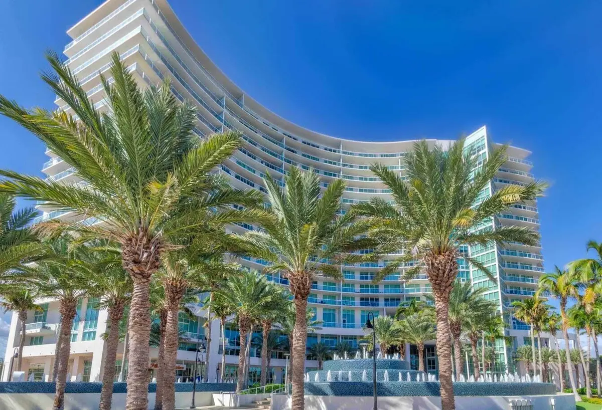 Exterior Front at 1 N Ocean Boulevard 1707, Pompano Beach