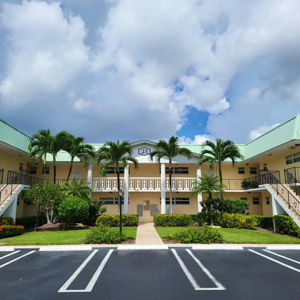 Front View at 23 Colonial Club Drive 200, Boynton Beach