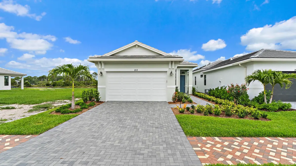 Front Elevation at 213 SE Via Sangro, Port St. Lucie