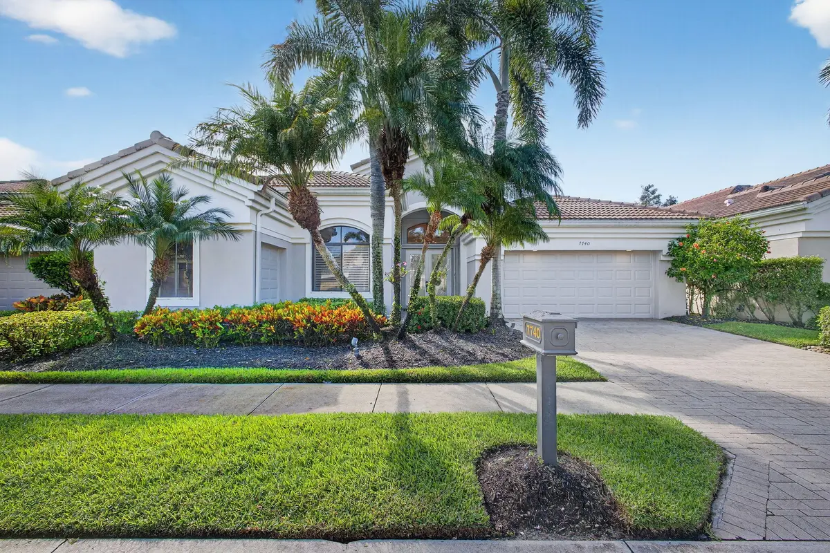 Front of home at 7740 Blue Heron Way, West Palm Beach