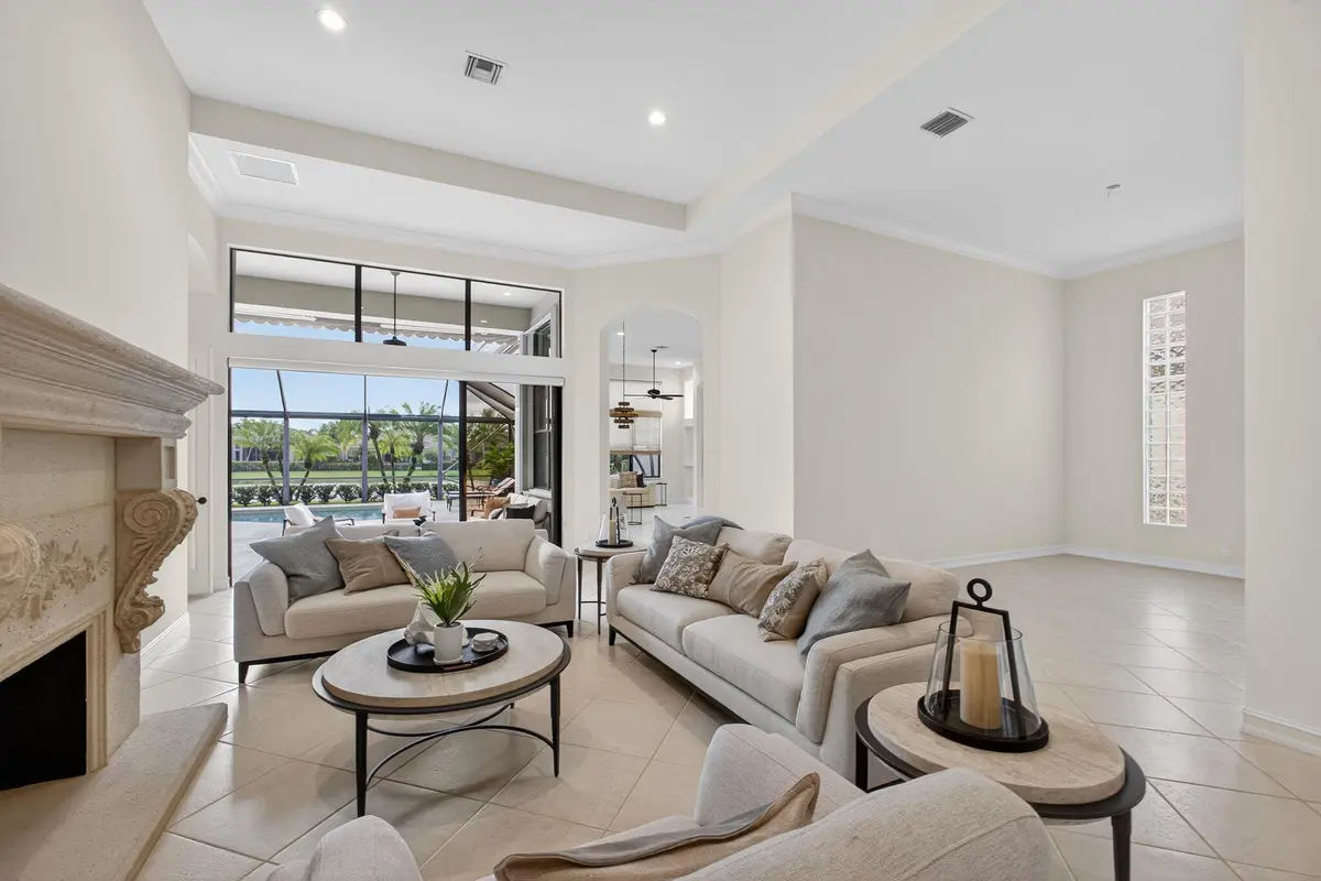 Living Room at 7740 Blue Heron Way, West Palm Beach