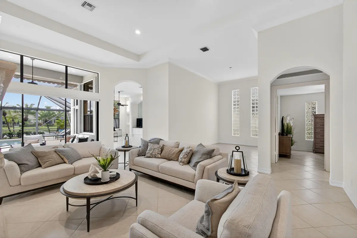 Living Room at 7740 Blue Heron Way, West Palm Beach