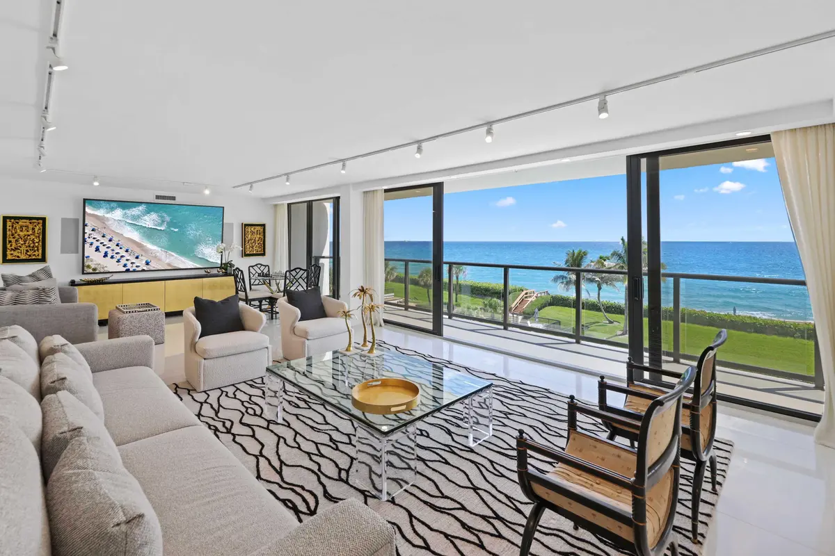 Great Room at 3440 S Ocean Boulevard 402s, Palm Beach