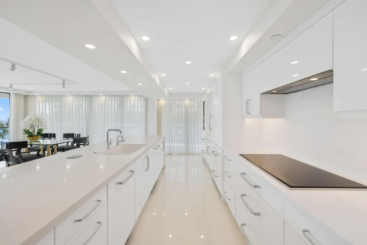Kitchen at 3440 S Ocean Boulevard 402s, Palm Beach