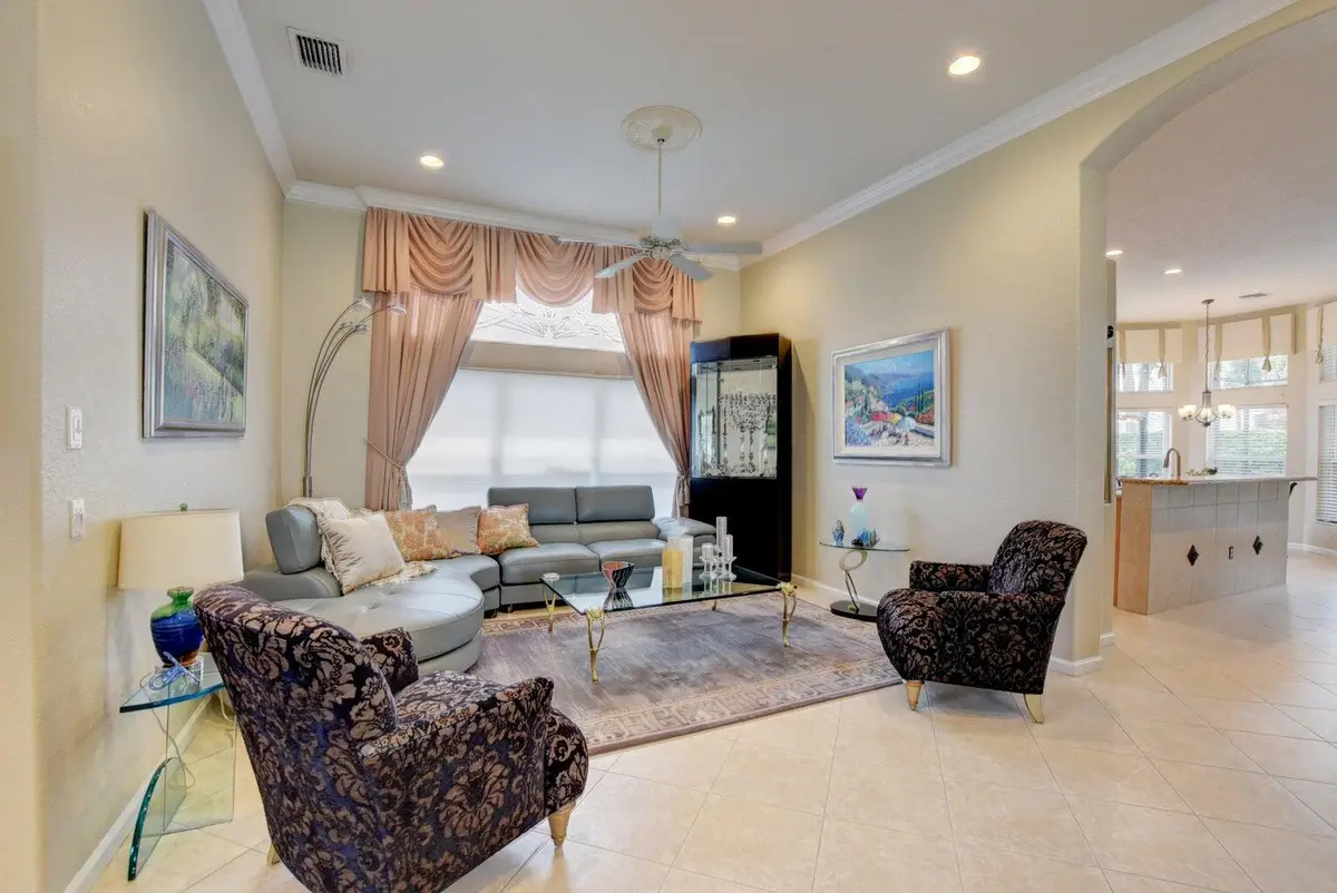 LIVING ROOM at 7090 Prado Lake Drive, Delray Beach
