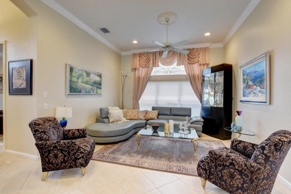 LIVING ROOM at 7090 Prado Lake Drive, Delray Beach
