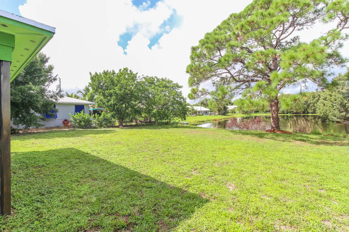 Back yard-Right at 431 NE Julia Court, Jensen Beach