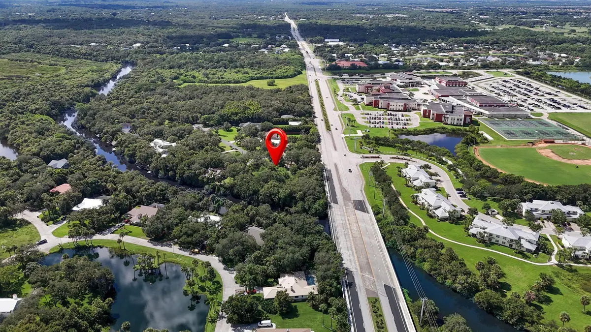 Aerial at 2460 Sweetwater Drive, Fort Pierce