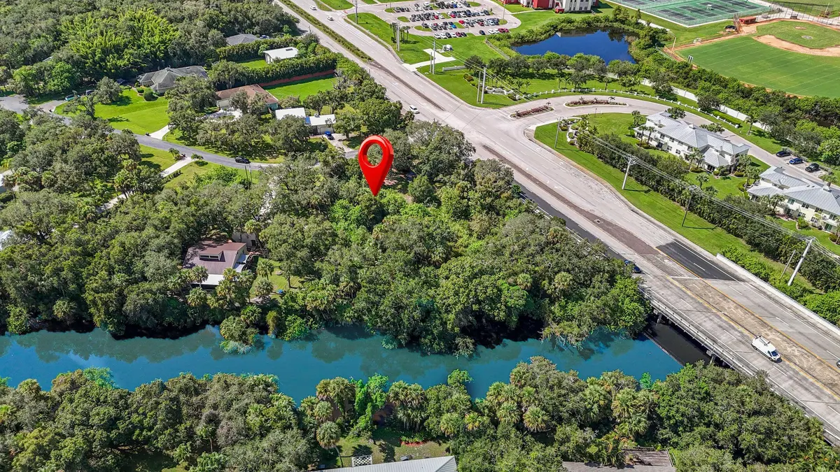 Aerial at 2460 Sweetwater Drive, Fort Pierce