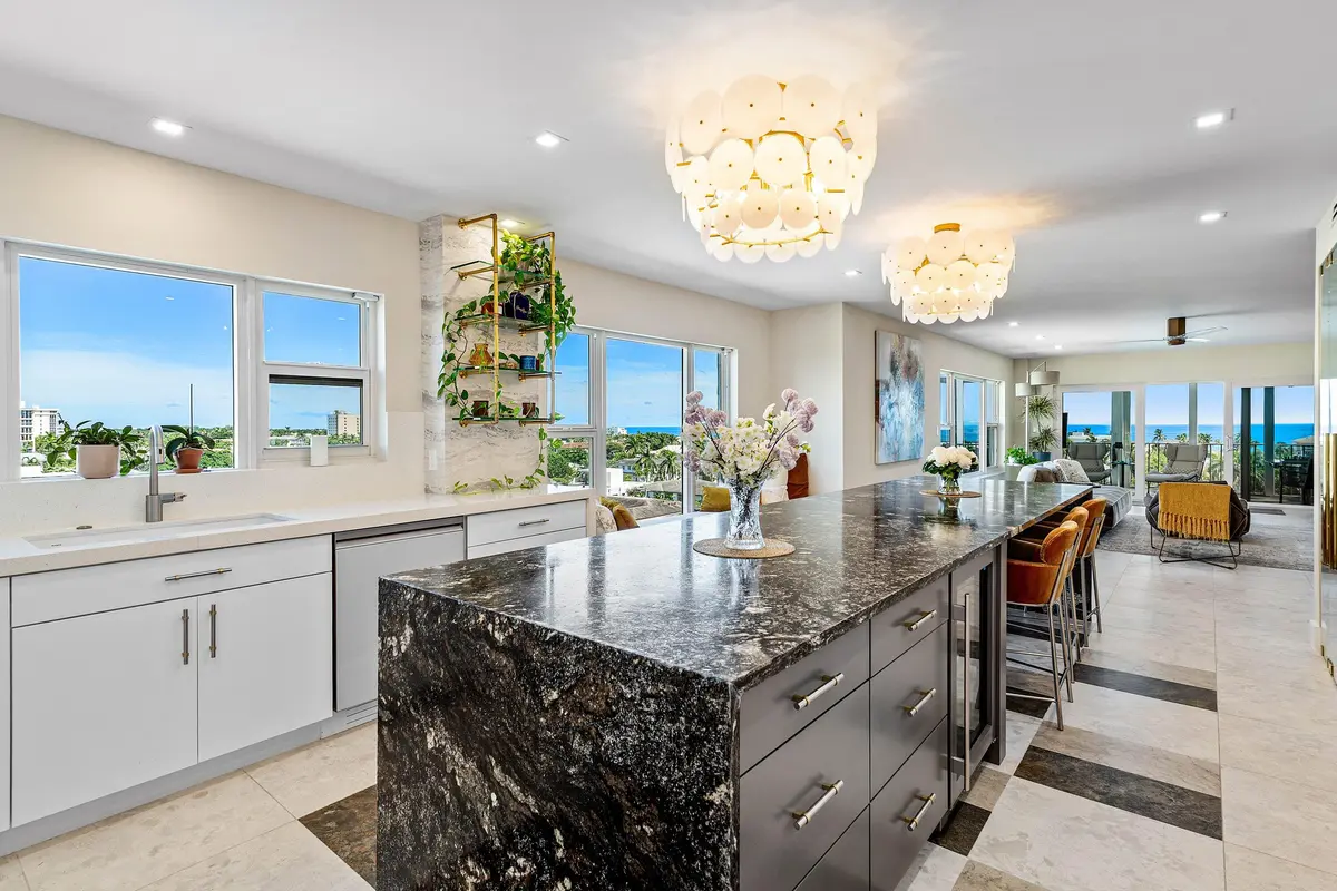 Kitchen view at 220 Macfarlane Drive S-805, Delray Beach