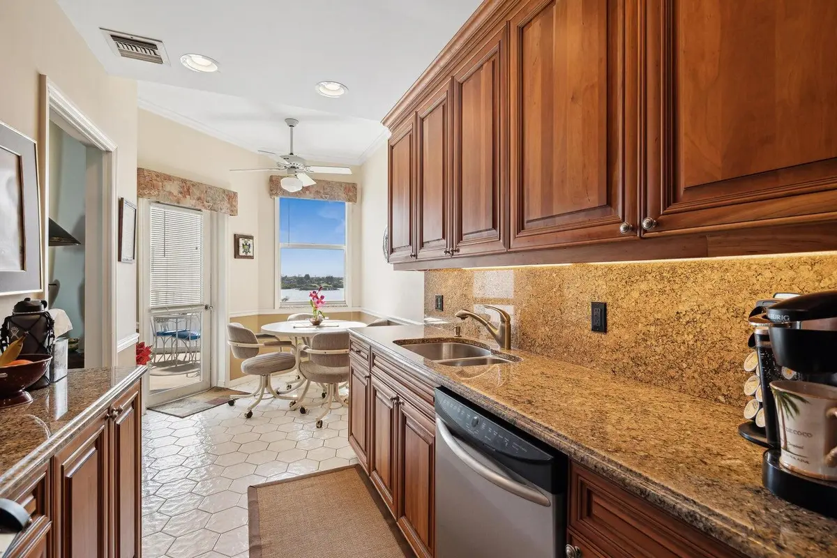 lapalma602kitchen at 2860 S Ocean Boulevard 602, Palm Beach