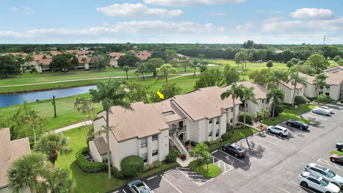 aerial at 402 Wingfoot Drive B, Jupiter