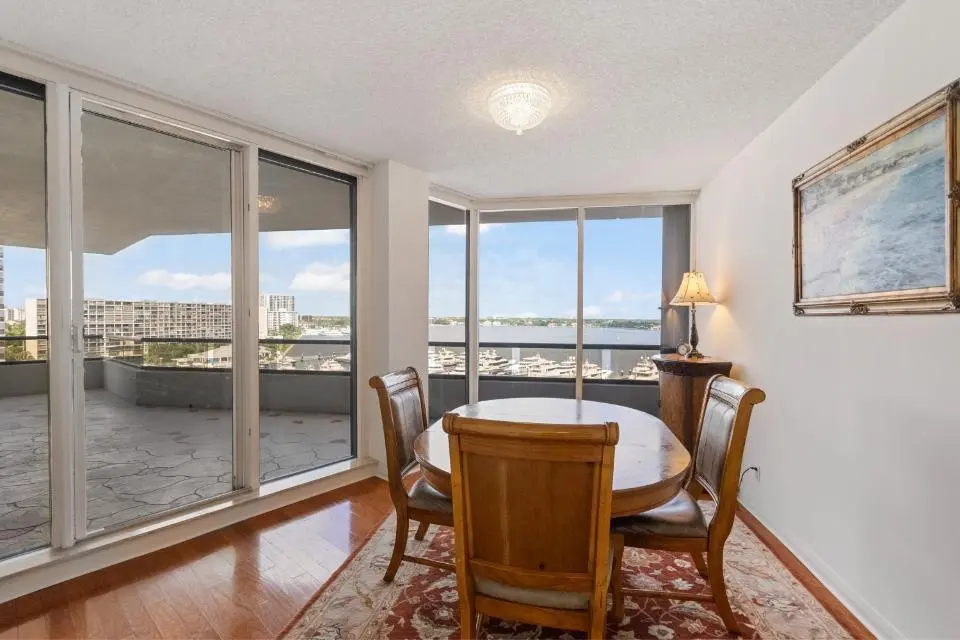 Dining Room at 100 Lakeshore Drive 856, North Palm Beach
