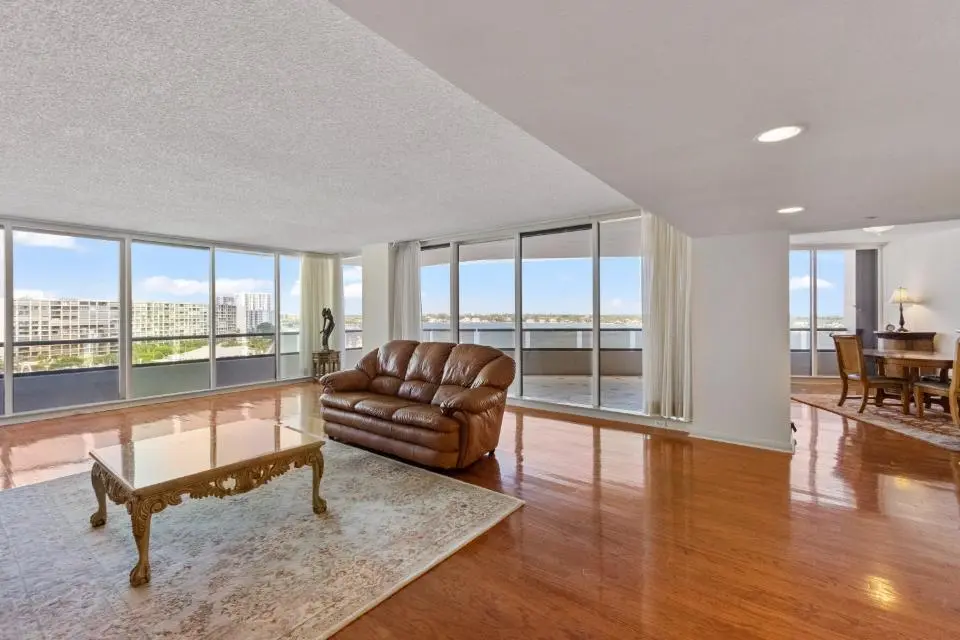 Living Room at 100 Lakeshore Drive 856, North Palm Beach