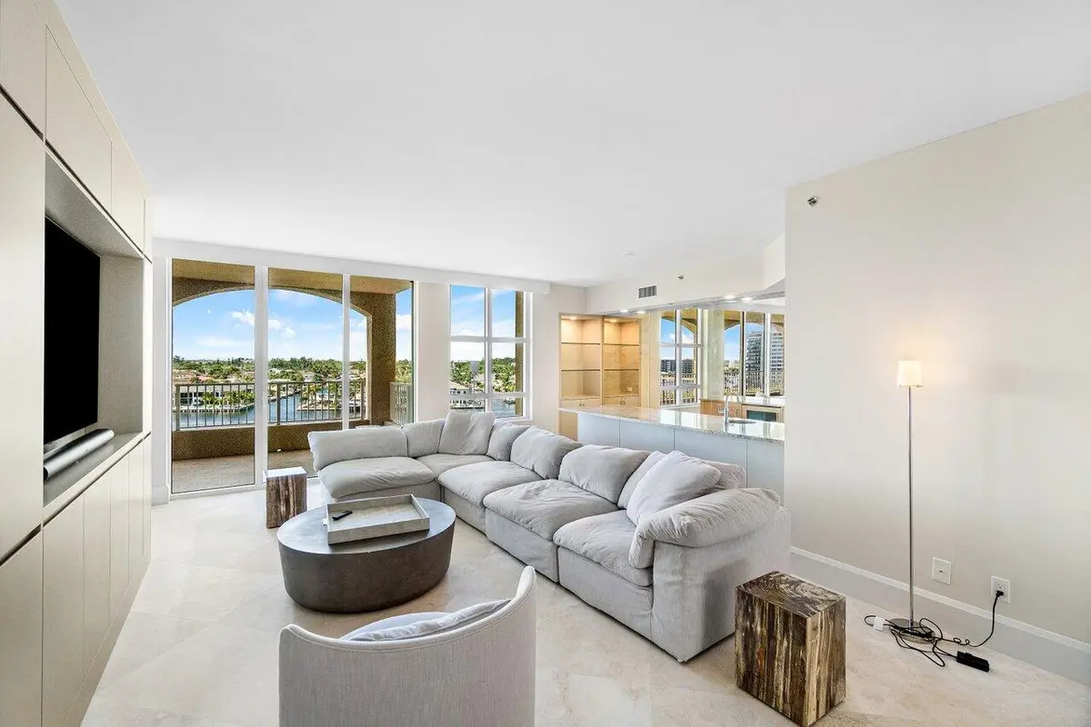 LIVING ROOM at 3720 S Ocean Boulevard 603, Highland Beach