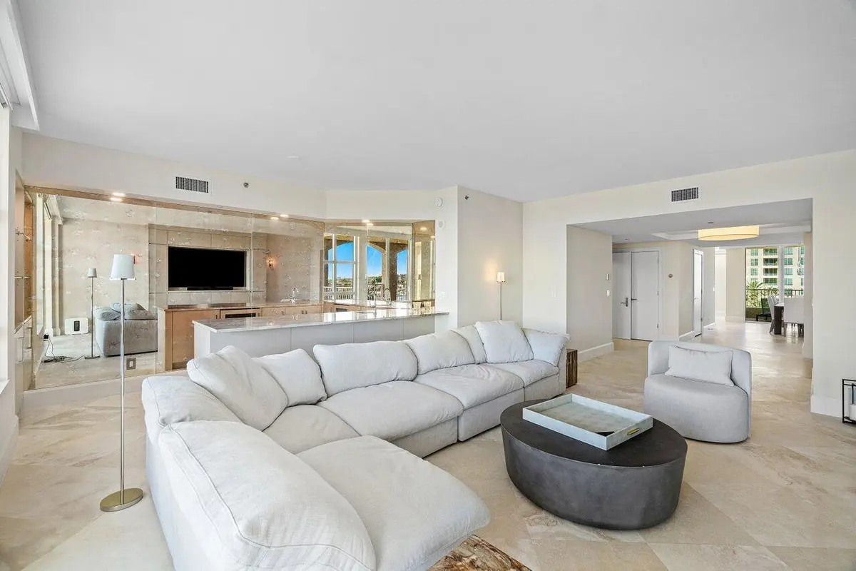 LIVING ROOM at 3720 S Ocean Boulevard 603, Highland Beach