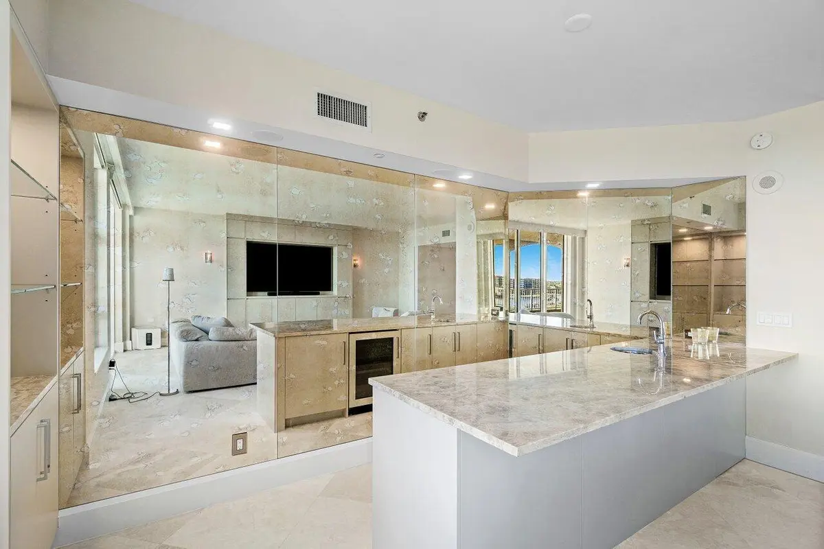 CUSTOM WET BAR! at 3720 S Ocean Boulevard 603, Highland Beach