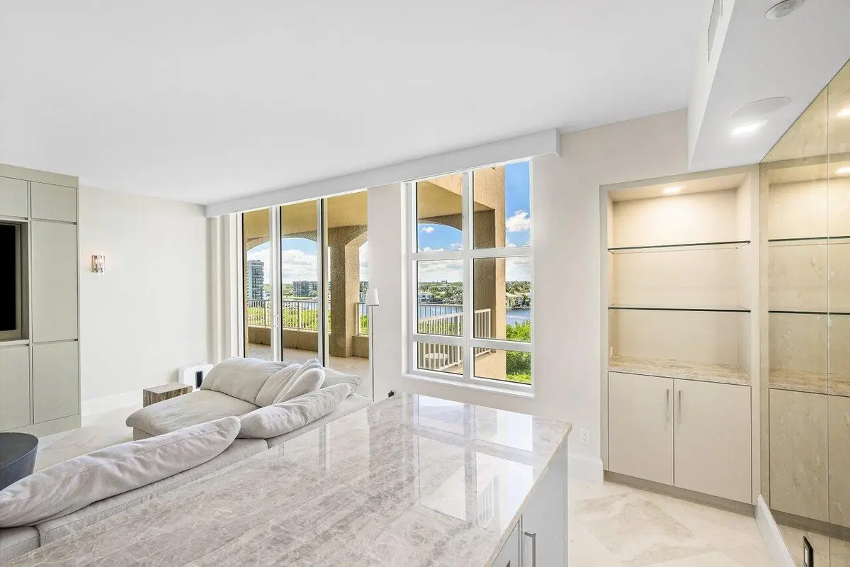 LIVING ROOM at 3720 S Ocean Boulevard 603, Highland Beach