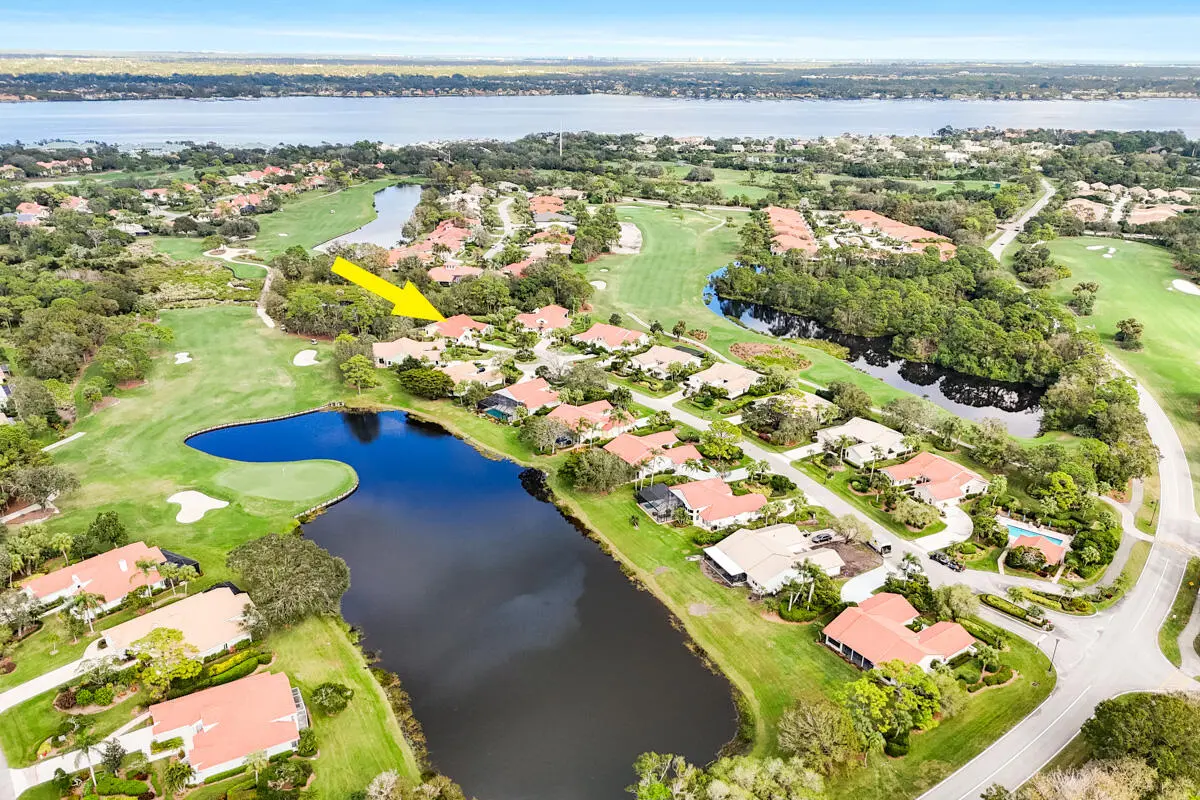 Front Aerial at 1828 NW Buttonbush Circle, Palm City