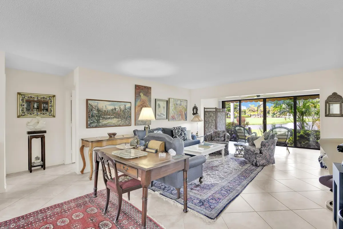 Living room at 3627 Quail Ridge Drive A, Boynton Beach