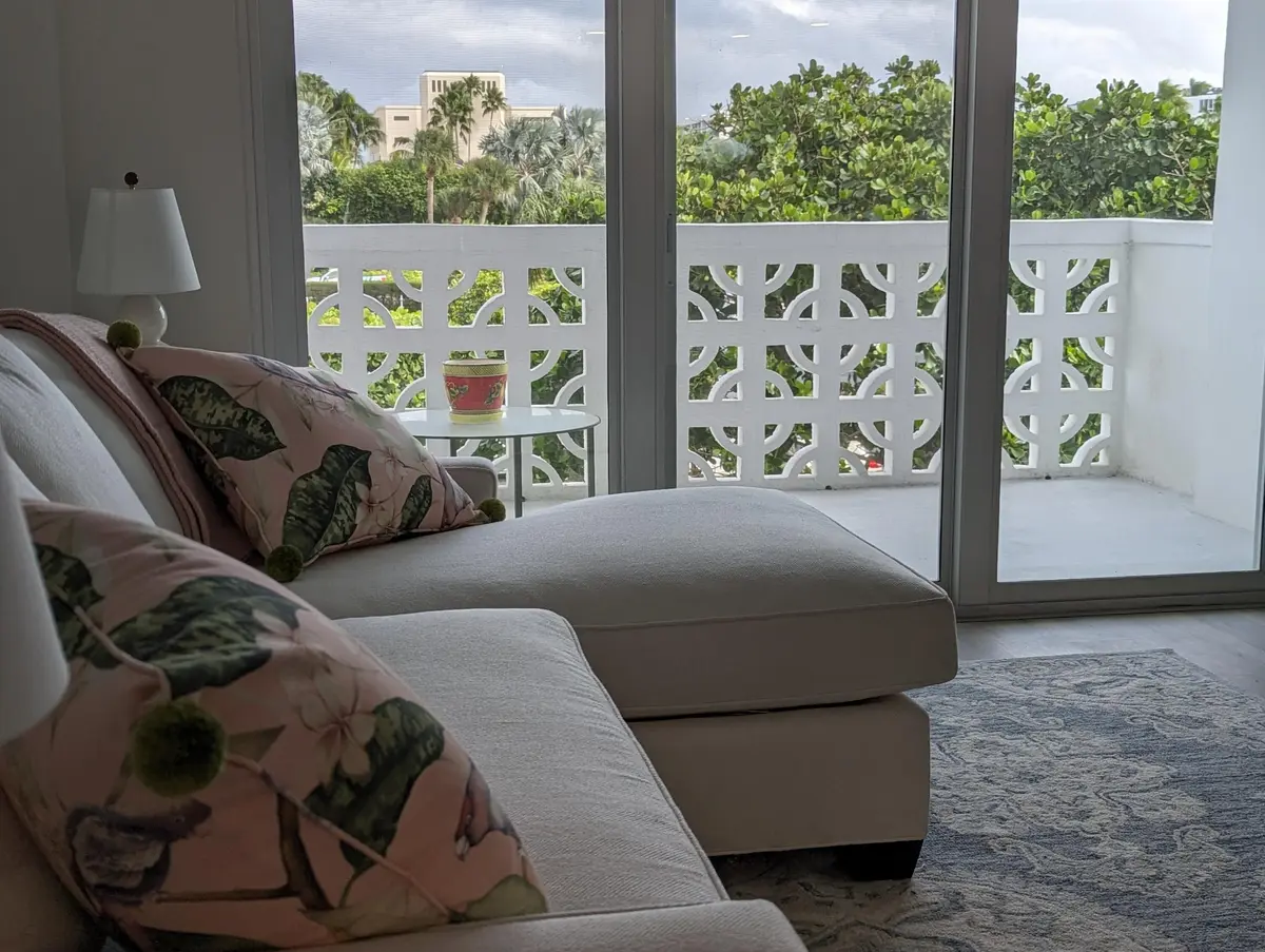 LIVING RM at 2840 S Ocean Boulevard 3230, Palm Beach