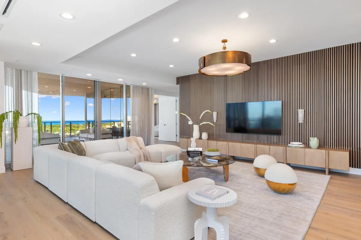 Living Area at 1333 S Flagler Drive 1501, West Palm Beach
